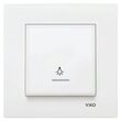 INTRERUPATOR SCARA LED CU REVENIRE VIKO KARRE ALB
