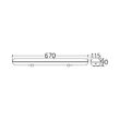 CORP NEON ETANS PT TUB LED 2X60CM ALIMENTARE 2CAP