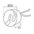 DULIE GU10 CU FIRE 15CM CERTIFICAT VDE