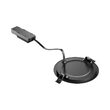 SPOT LED ROTUND ST 6W 470LM DIM 3000K F:128MM NEGRU IP40 