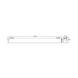 CORP LINEER LED PT SINA MAGN. 18W 1850lm 4000K NEGRU S-LNR600