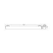 CORP LINEER LED PT SINA MAGN. 10W 950lm 3000K NEGRU S-LNR300