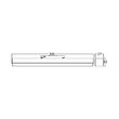 CORP LINEER LED PT SINA MAGN. 10W 850lm 3000K NEGRU