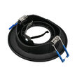 CARCASA NEGRU ROTUND ROTBIL PT GU10 TETRA-E