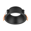 CARCASA NEGRU ROTUND PT GU10 TETRA-CF