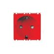 PRIZA SCHUKO PROT. COPIL MODULAR ROSU 2M PANASONIC