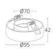 CARCASA CHROMAT ROTUND PT GU10 ALFA-A