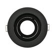 CARCASA NEGRU ROTUND PT GU10 BETA-RR1
