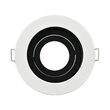 CARCASA ALB/NEGRU ROTUND PT GU10 BETA-RR1