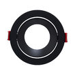 CARCASA NEGRU/NEGRU ROTUND PT GU10 BETA-RR