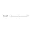 TUB LED 1500MM 24W 2400LM 4000K T8 ALB 2CAP