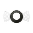 CARCASA ALB-NEGRU ROTUND PT MR16 GATA-TR-1