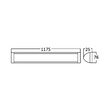 CORP LINEER PROLINE-PL 36W 4000K 3260LM L1200 IP40