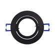 CARCASA NEGRU ROTUND GU5.3 MITTO-AR