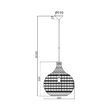 PENDUL D003R-1H-1xE27 PARA RATAN 
