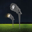 SPOT LED PT GRADINA 9W VERDE 230V IP65 NEGRU