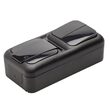 PRIZA SCHUKO + COMUTATOR IP54 NEGRU PALMIYE VIKO