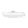 APLICA LED CU SENZOR 20W 3in1 GRANDE IP54
