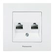 PRIZA CAL.DUBLA CAT5e KARRE PLUS PANASONIC ALB