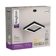 PLAFONIERA LED SUSP 36W 3in1 NEGRU BLADE SQR