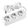PRELUNGITOR SCHUKO 3P-2M UPS 16A 3500W 230V ALB
