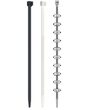 BRIDA PLASTIC 3.5x290 ALB 100BUC/PAC