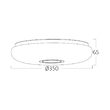 PLAFONIERA LED 24W 3in1 IP20 JADE SRB