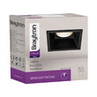 CARCASA NEGRU PATRAT PT GU10 TETRA-CF
