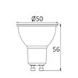BEC LED 6W DIM MR16 38grad 450LM 6500K GU10 ADVANCE