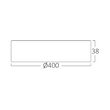SPOT LED ROTUND PT 36W 2500LM 6500K F:403MM