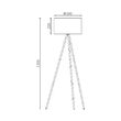 LAMPADAR MARE F003T-1H-1xE27-NEGRU 