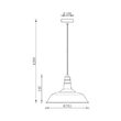 PENDUL P003R-1H-1xE27-CPR 