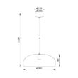 PENDUL P007R-1H-1xE27-ALB 