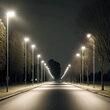 LAMPA STRADALA CU LED ST89 50W 4000K GRI IP66 D60mm