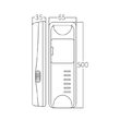 LAMPA EMERGENTA PT PERETE 90LED 6W BM90