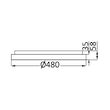 PLAFONIERA LED 36W 3IN1 IP20 SLS-SR-RND BELLA NEGRU
