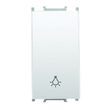 INTRERUPATOR SCARA CU REVENIRE MODULAR ALB 1M