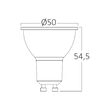 BEC LED 5W 400lm 2700K 110GRADE SMART WIFI GU10