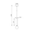 PENDUL G005R-1H-1xE27 AURIU 