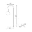 LAMPA BUROU G003T-1H-1xE27-NEGRU 