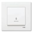 INTRERUPATOR SCARA CU LED VIKO KARRE ALB