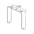 BRAT METAL U PENTRU HI-BAY 100W BT45-29131 NEGRU