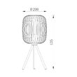 LAMPADAR MIC W007T-1H-1xE27-BEJ 