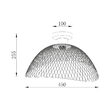 LAMPA DE PERETE W006C-1H-1xE27-NEGRU 