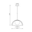 PENDUL W004R-1H-1xE27 AURIU 