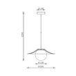PENDUL W004R-1H-1xE27 NEGRU 