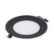 SPOT LED ROTUND ST 6W 470LM DIM 3000K F:128MM NEGRU IP40 