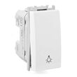 INTRERUPATOR SCARA CU REVENIRE MODULAR ALB