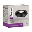 CARCASA NEGRU ROTUND PT GU10 TETRA-CF