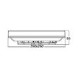 PLAFONIERA LED 20W 4000K IP44 JADE SQR, PLUS